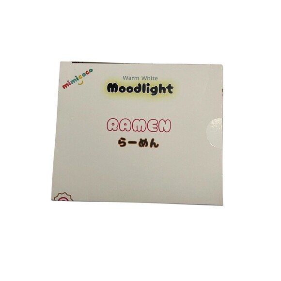 NEW IN BOX Mimicoco Moodlight - Ramen - KAWAII KYUUTO - Warm White Night Light - Picture 4 of 5